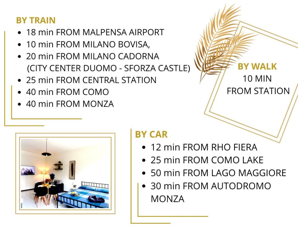 A Due Passi - 2 Milano - Como - Malpensa Aeroporto - Rho Fiera Саронно Екстер'єр фото